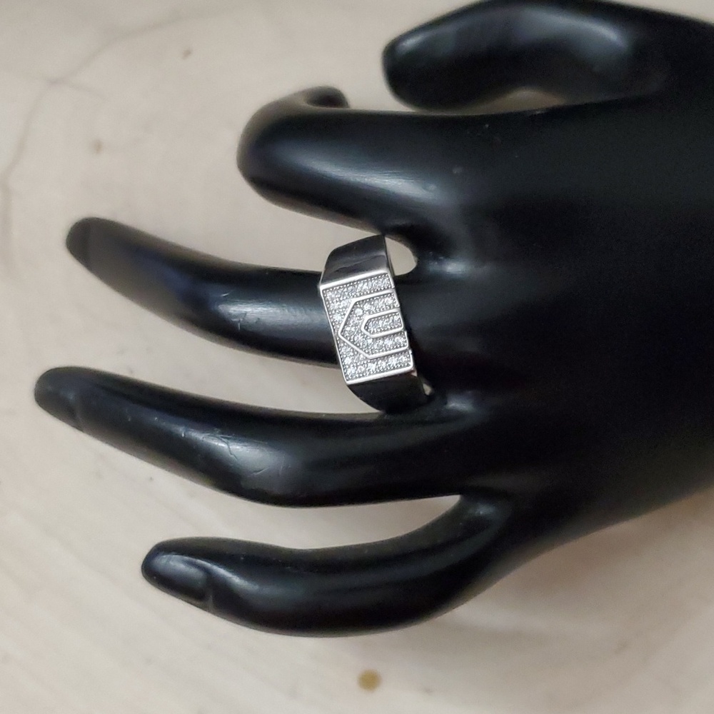 Sterling Silver 925 Abstract Ring - image 2